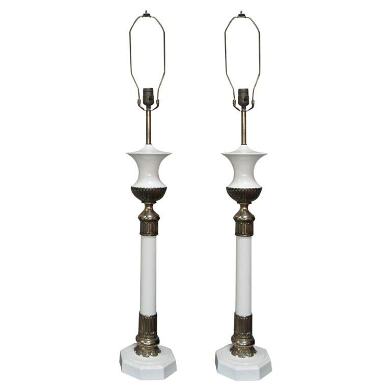 Hollywood Regency Stiffel Table Lamps, Pair
