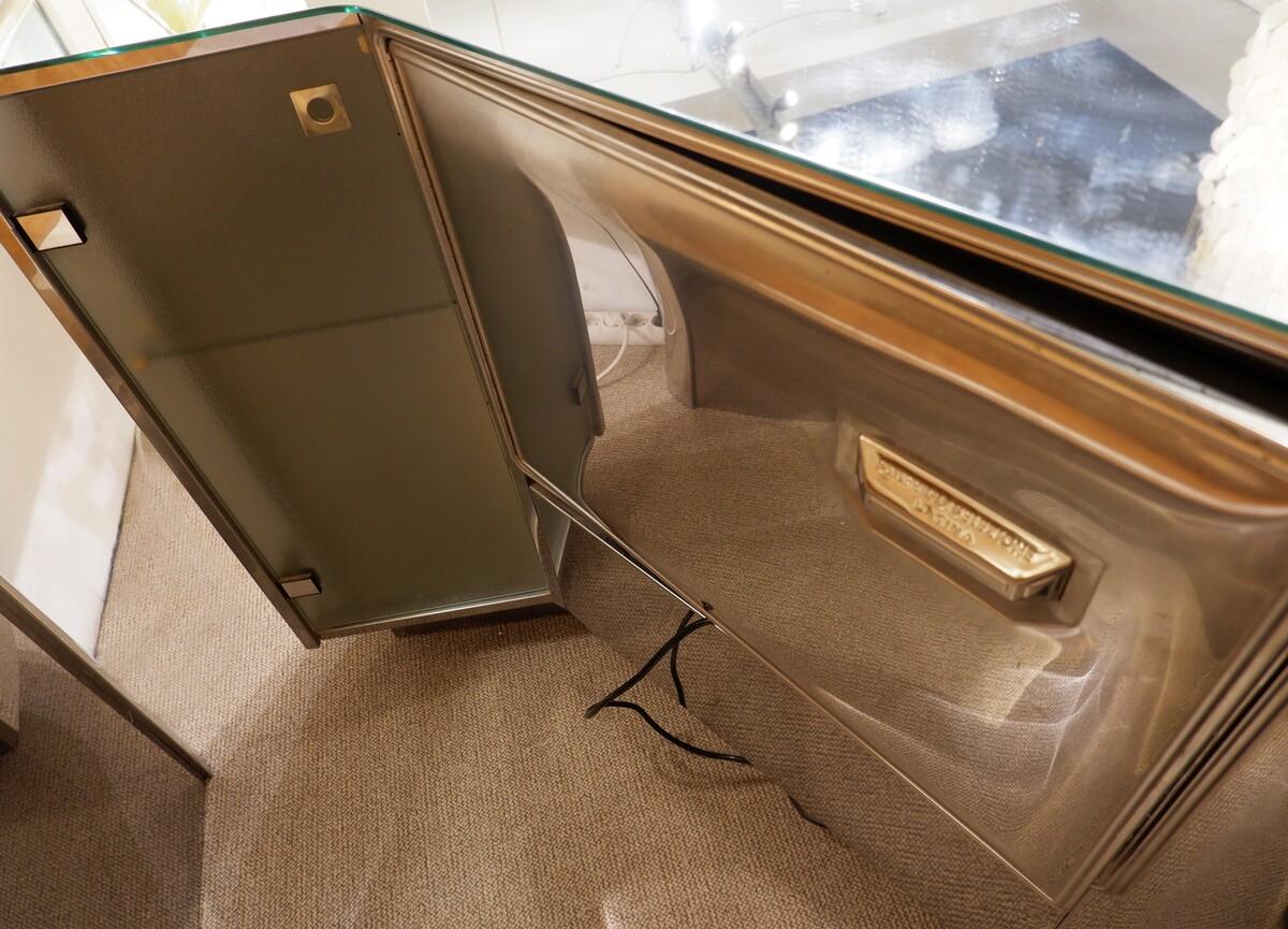 Hollywood Regency Stlye - Mid-Century Modern Italian Willy Rizzo Corner Bar 7