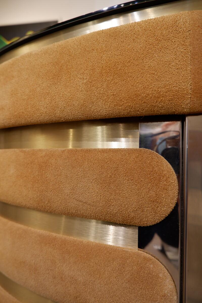 Hollywood Regency Stlye - Mid-Century Modern Italian Willy Rizzo Corner Bar 8