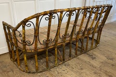 Hollywood Regency Style Bamboo Sofa