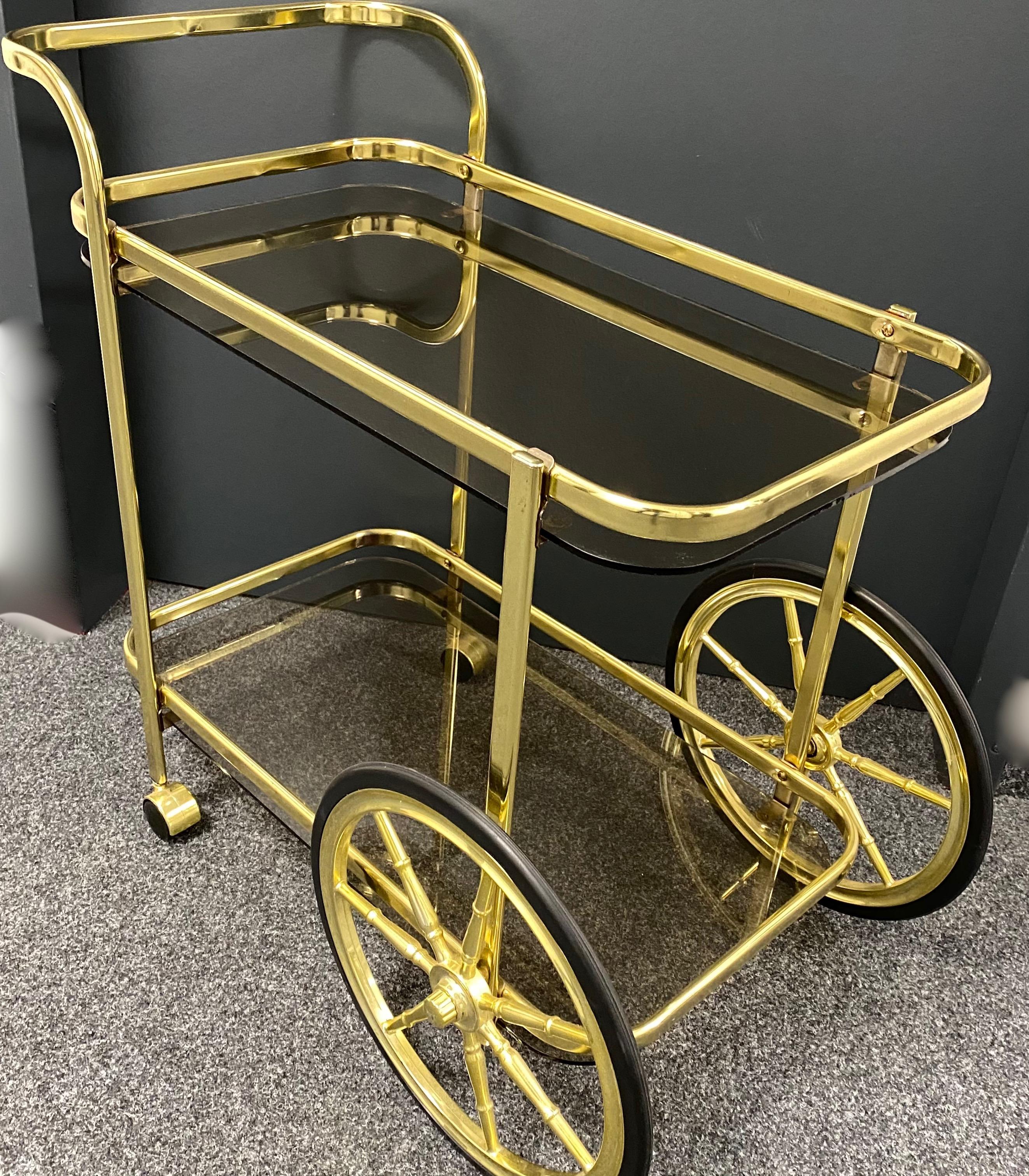 gold bar cart for sale