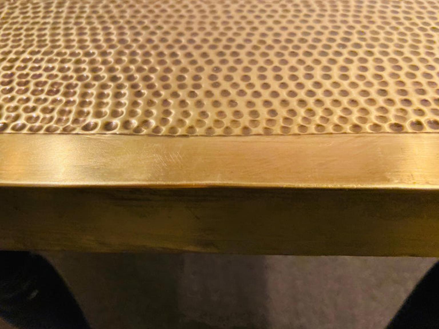 Hollywood Regency Style Brass Center or End Table For Sale 3