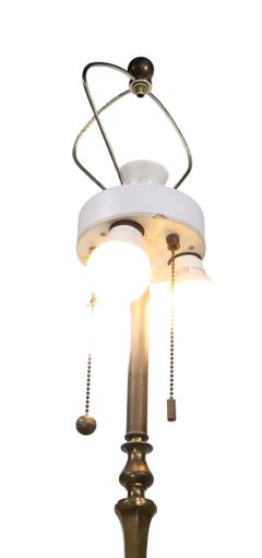 Hollywood Regency Style Brass Floor Lamp c. 1940/60's