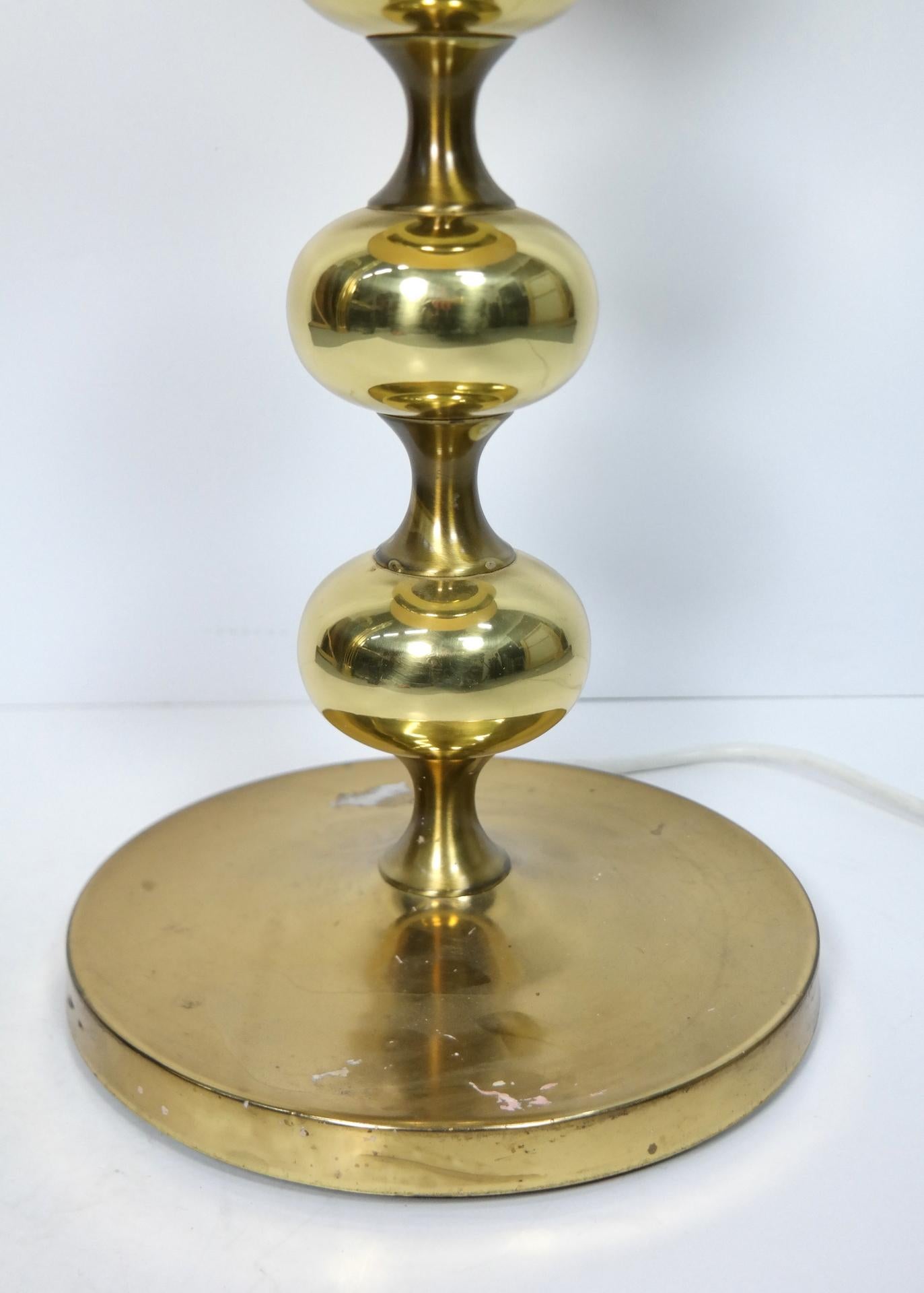 Hollywood Regency Style Brass Table Lamp, 1960s 2