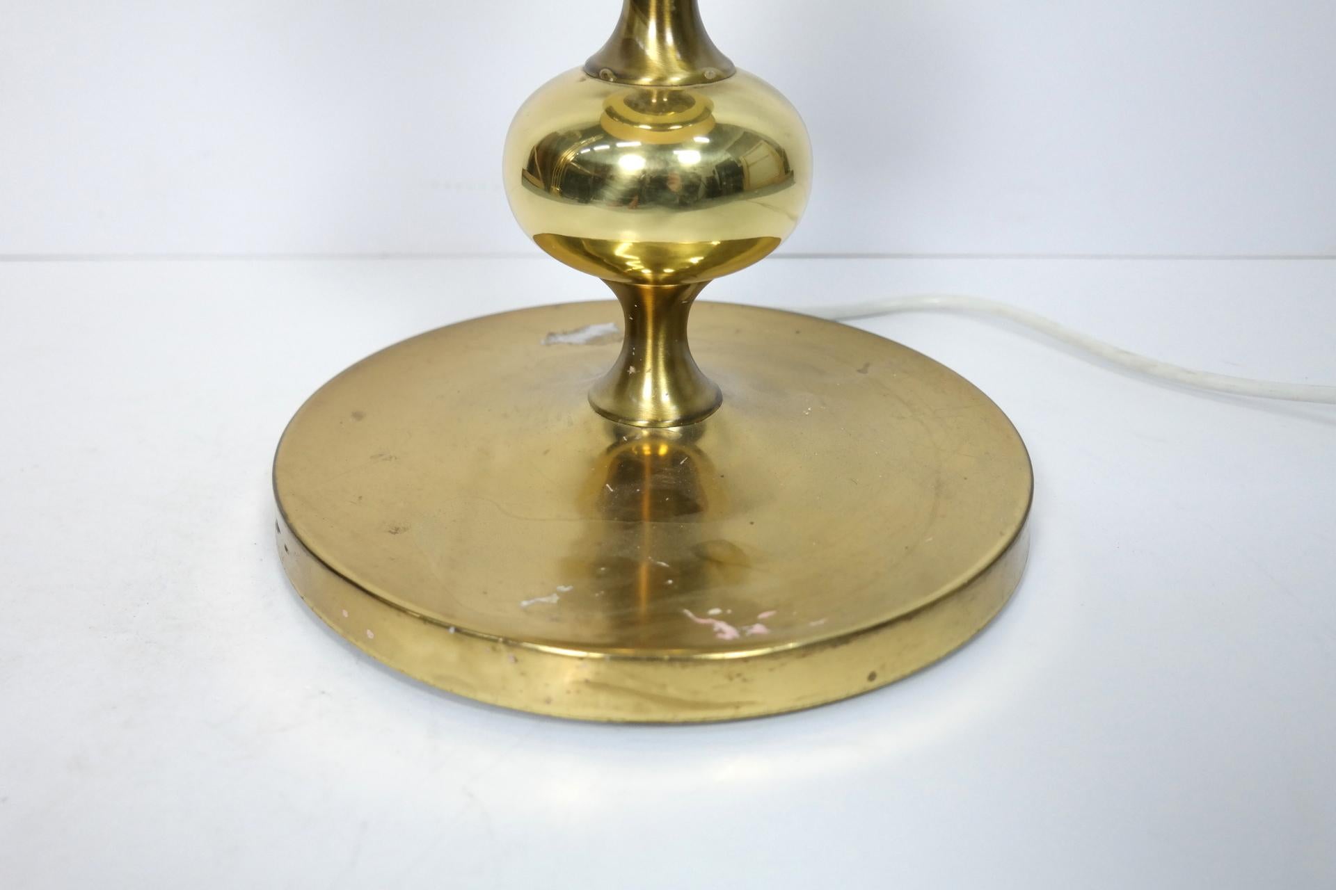 Hollywood Regency Style Brass Table Lamp, 1960s 4