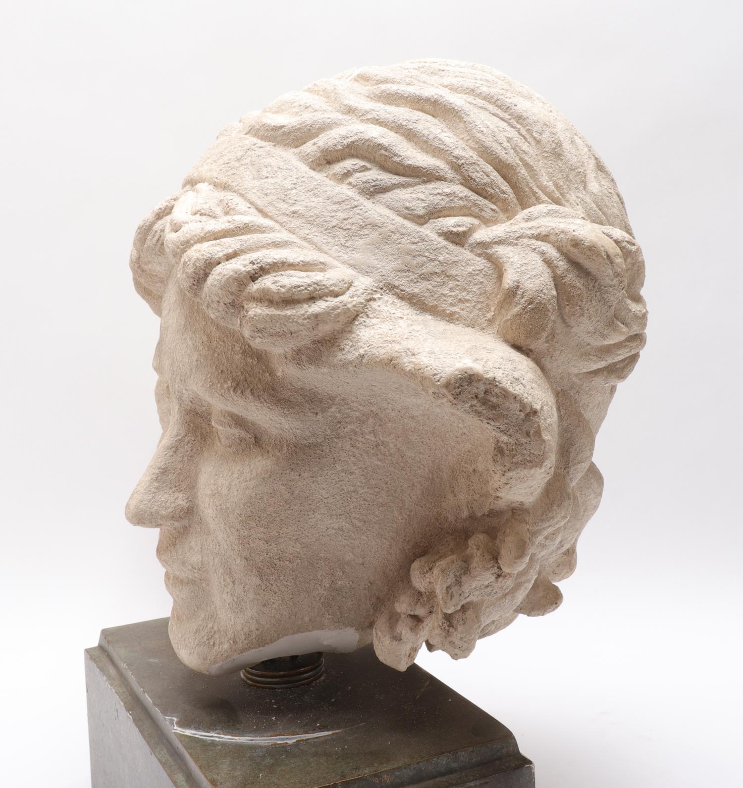 Hollywood Regency Style Bust of a Winged Woman 1