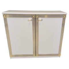 Hollywood regency style cabinet, 1980s