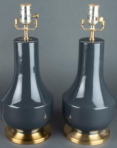 Hollywood Regency Style Ceramic Lamps