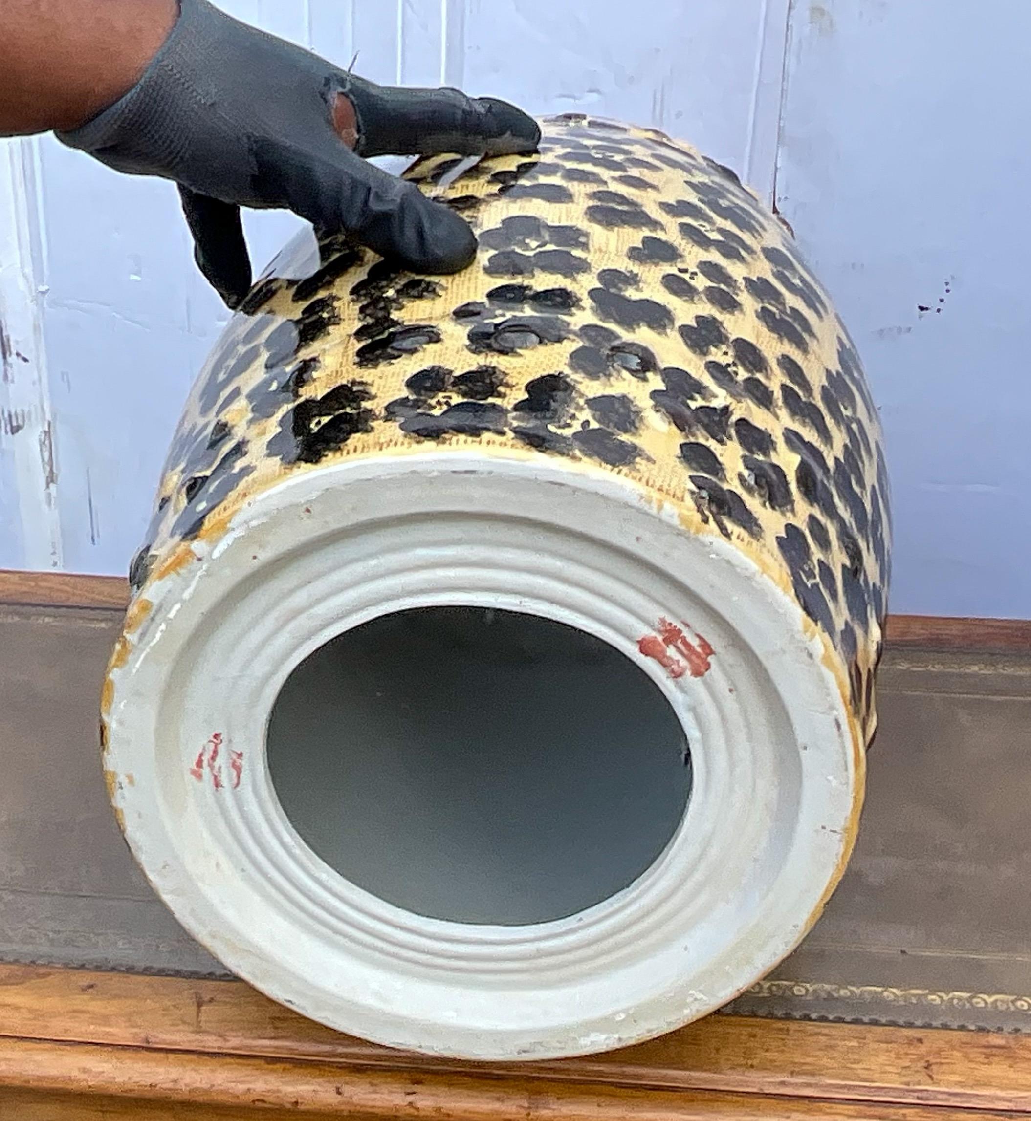 leopard print bedside table