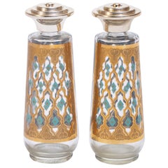 Hollywood Regency Style Culver 22-Karat Gold Salt and Pepper Shakers