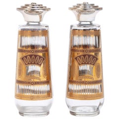 Hollywood Regency Style Culver 22-Karat Gold Salt and Pepper Shakers