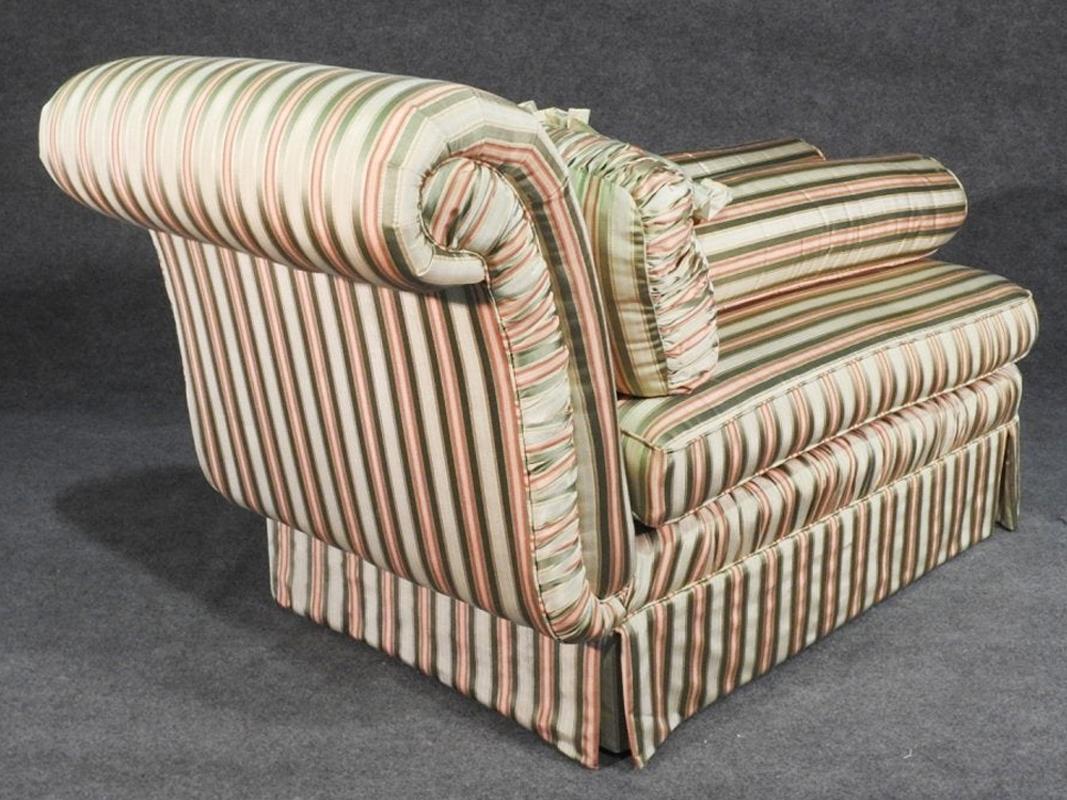 American Hollywood Regency Style Daybed Chaise Recamier, circa 1950