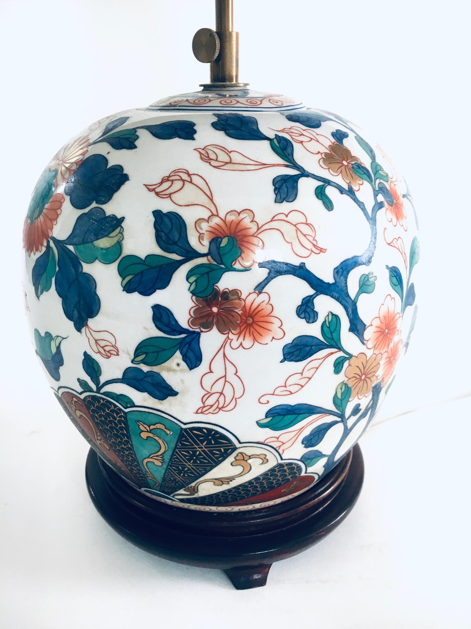 Hollywood Regency Style Design Ceramic Table Lamp Set, China 1960's 7