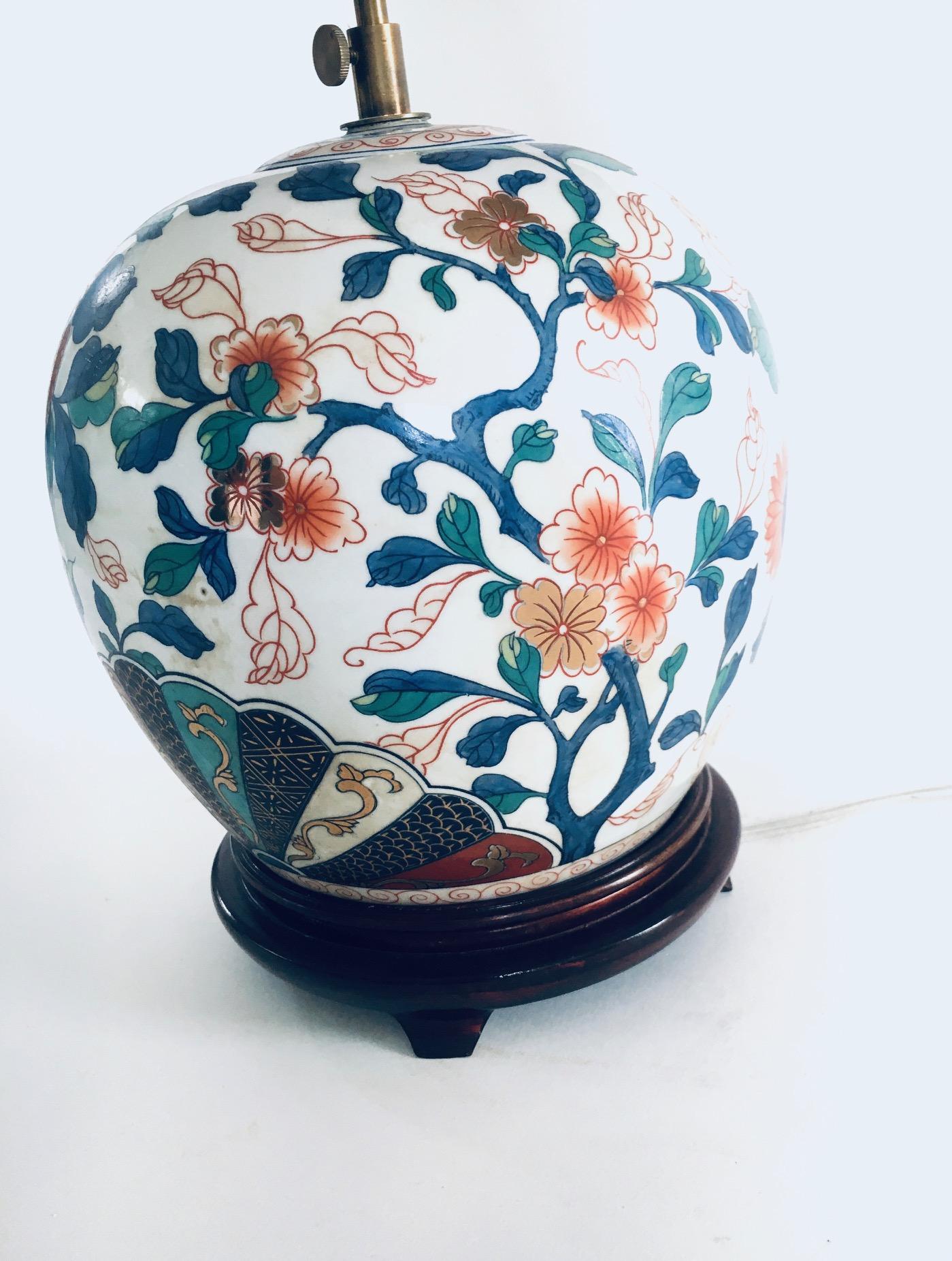 Hollywood Regency Style Design Ceramic Table Lamp Set, China 1960's 9
