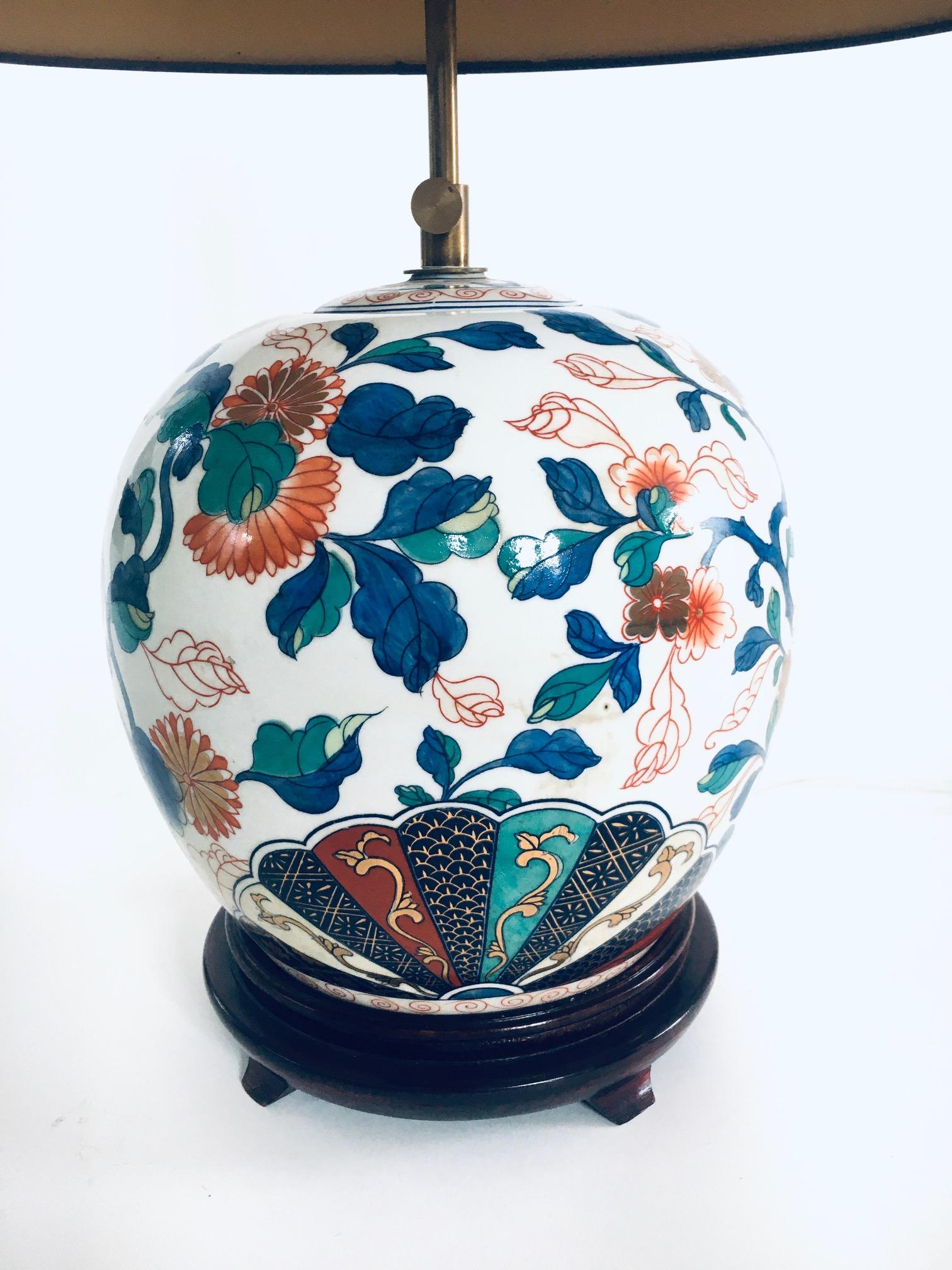 Hollywood Regency Style Design Ceramic Table Lamp Set, China 1960's 10