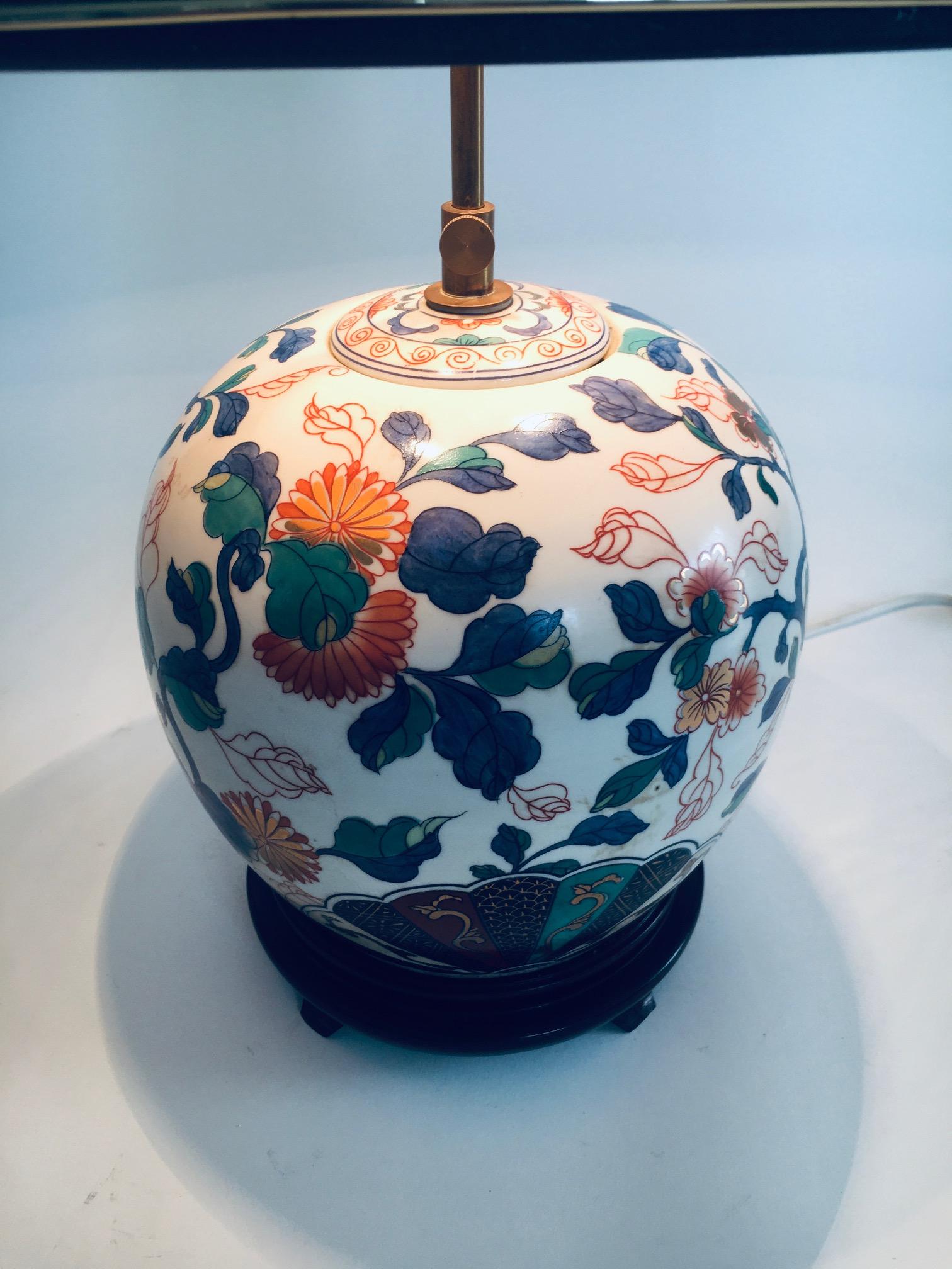 Hollywood Regency Style Design Ceramic Table Lamp Set, China 1960's 11
