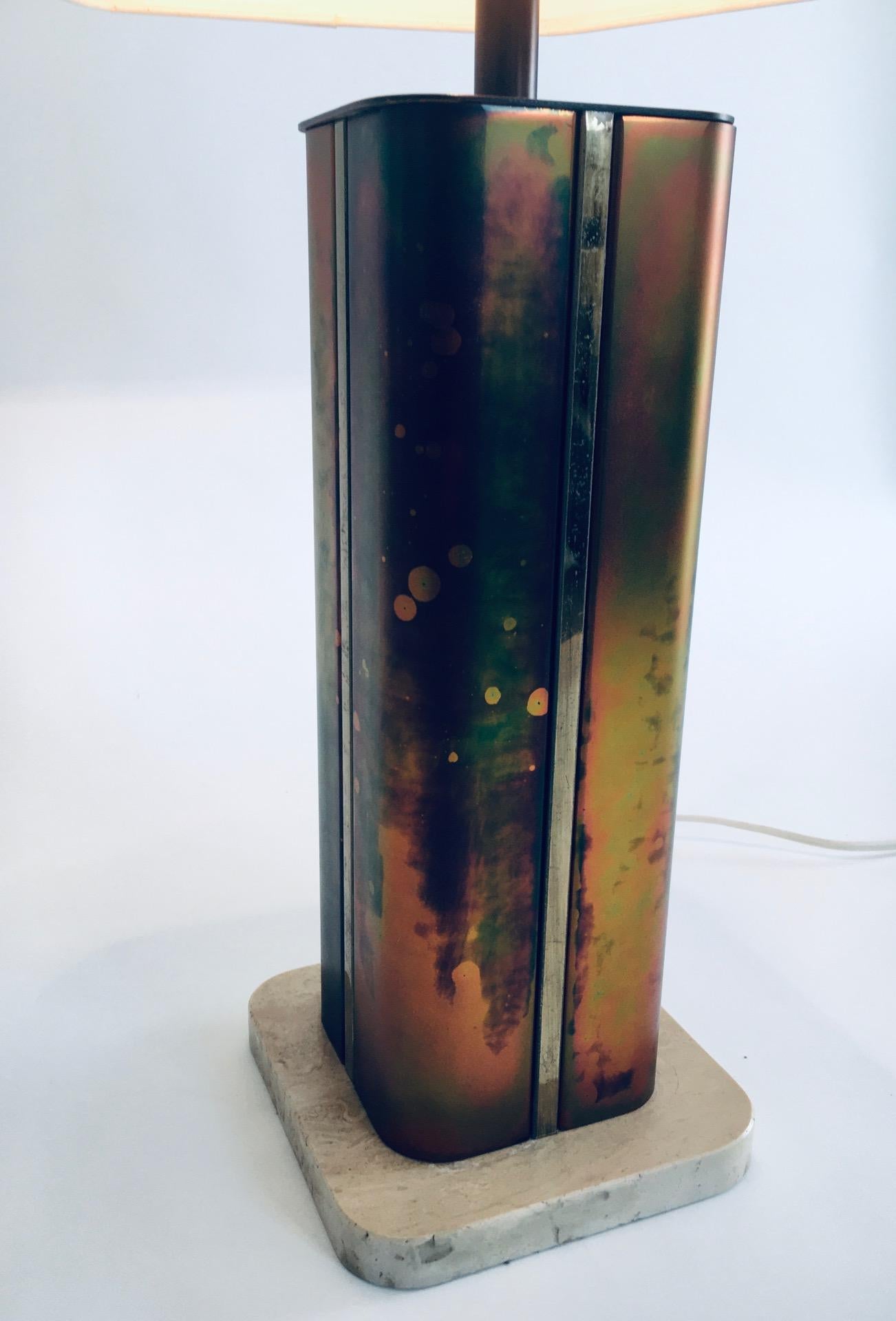 Hollywood Regency Style Design Table Lamp by Fedam, Holland, 1970's 4