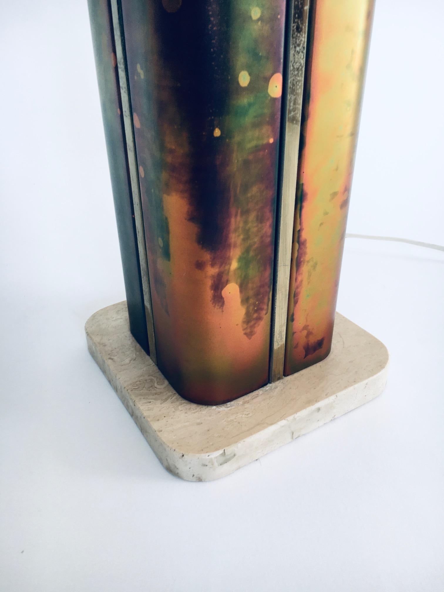 Hollywood Regency Style Design Table Lamp by Fedam, Holland, 1970's 7
