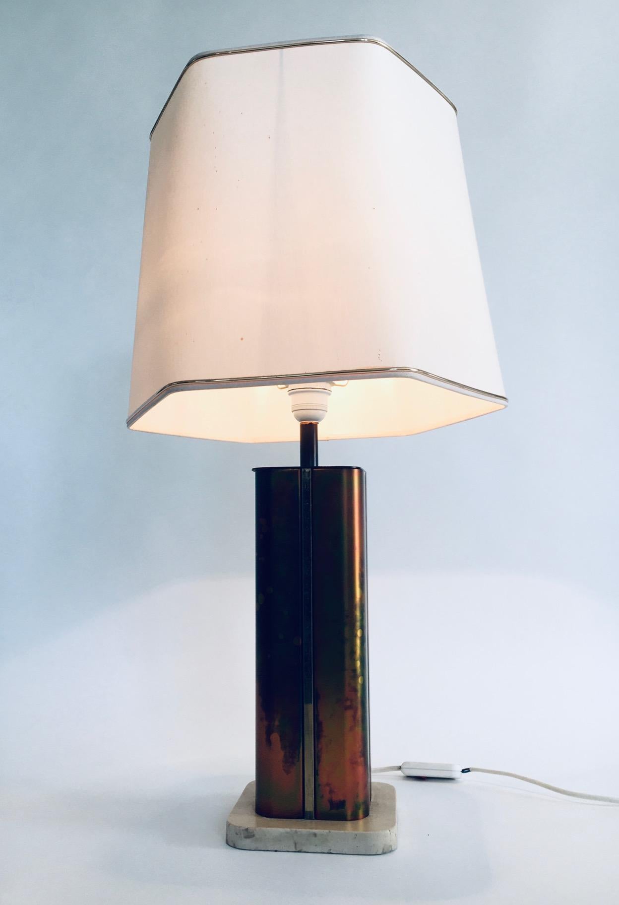 Hollywood Regency Style Design Table Lamp by Fedam, Holland, 1970's For Sale 1