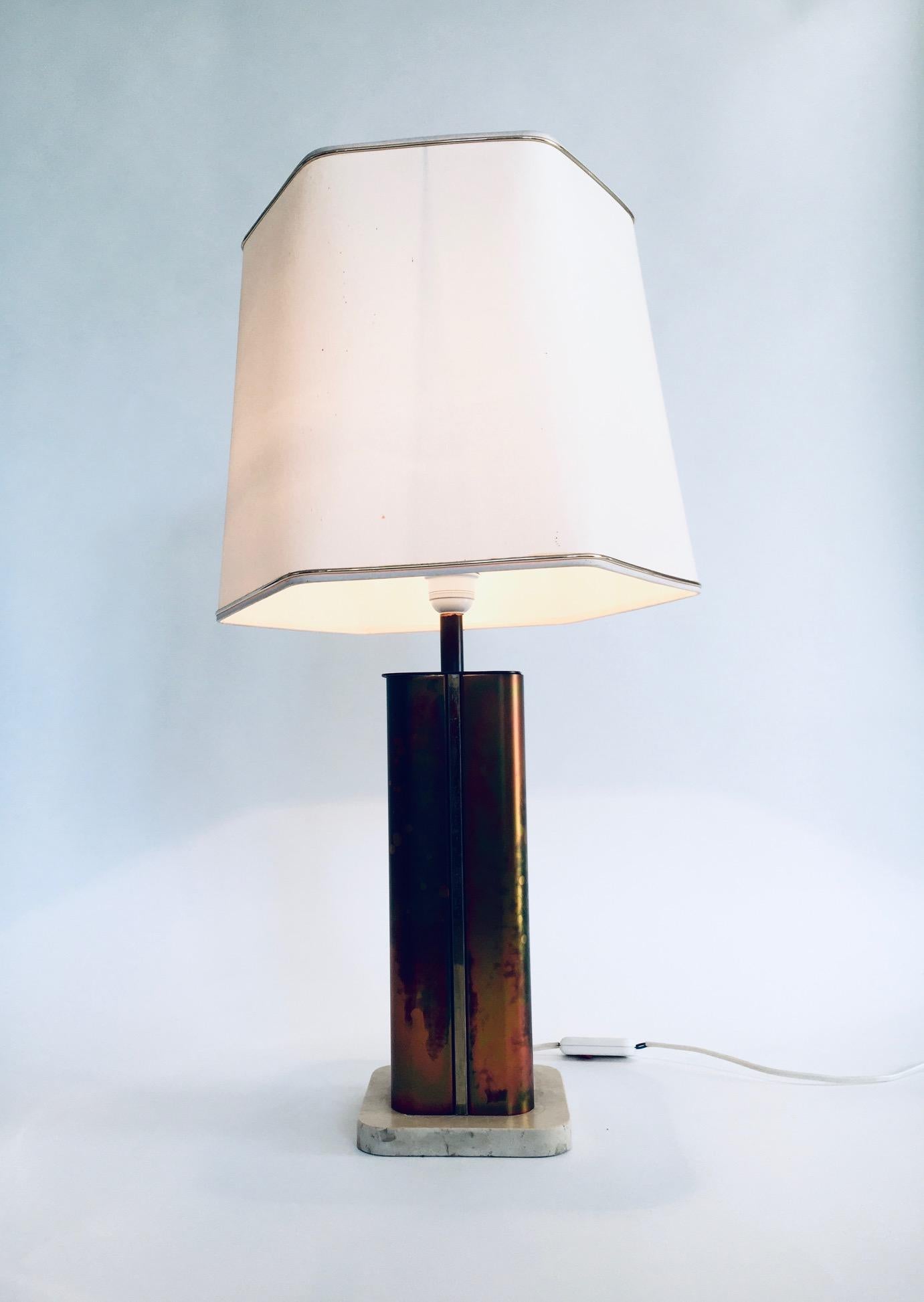 Lampe de bureau de style Hollywood Regency par Fedam, Hollande, années 1970 en vente 2