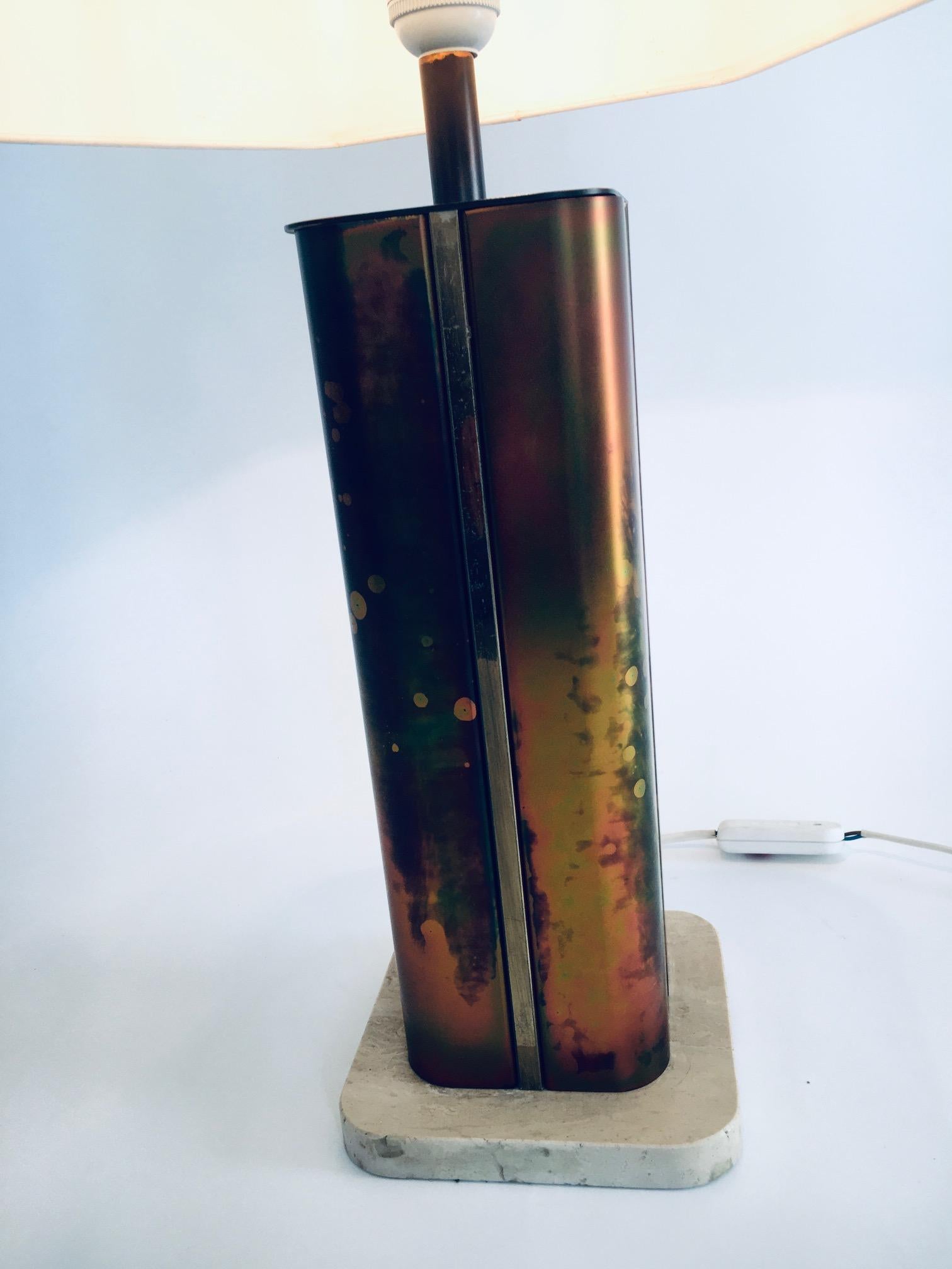 Hollywood Regency Style Design Table Lamp by Fedam, Holland, 1970's 3