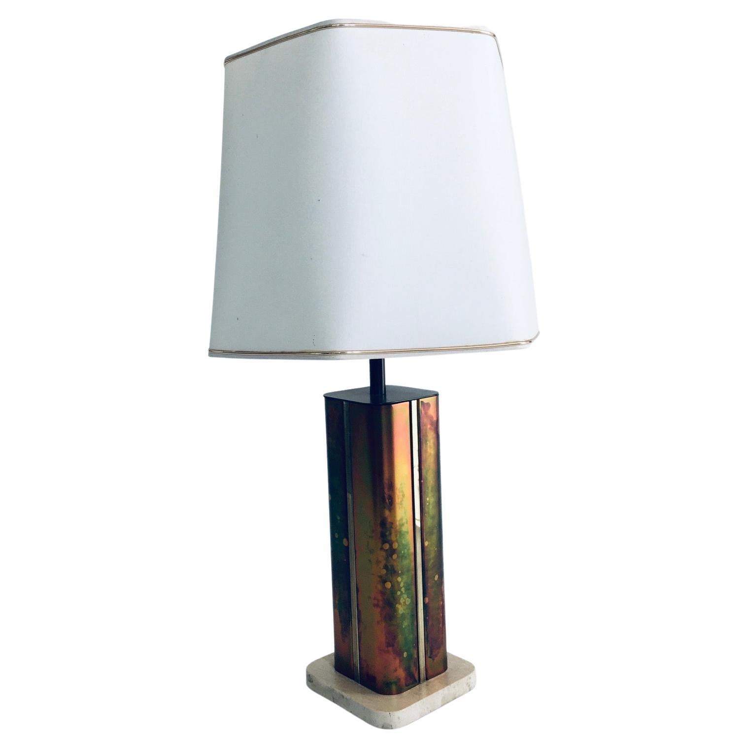 Hollywood Regency Style Design Table Lamp by Fedam, Holland, 1970's For Sale