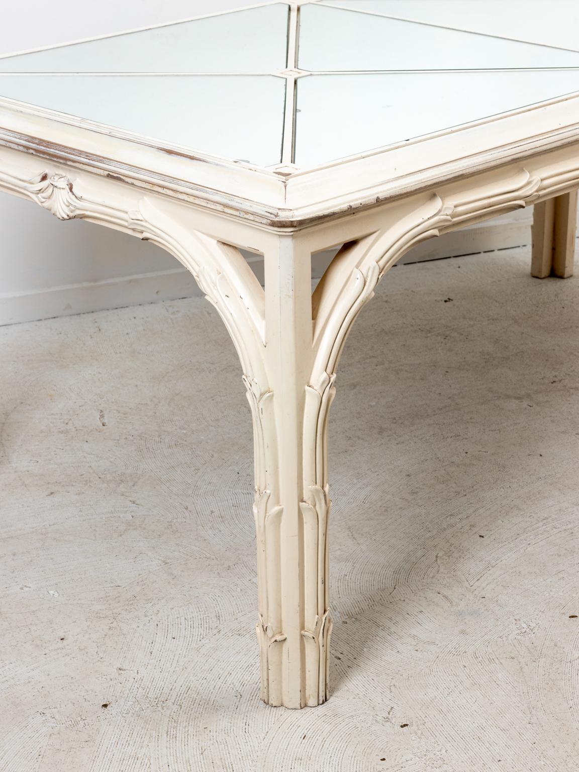 Painted Hollywood Regency Style Dining Table