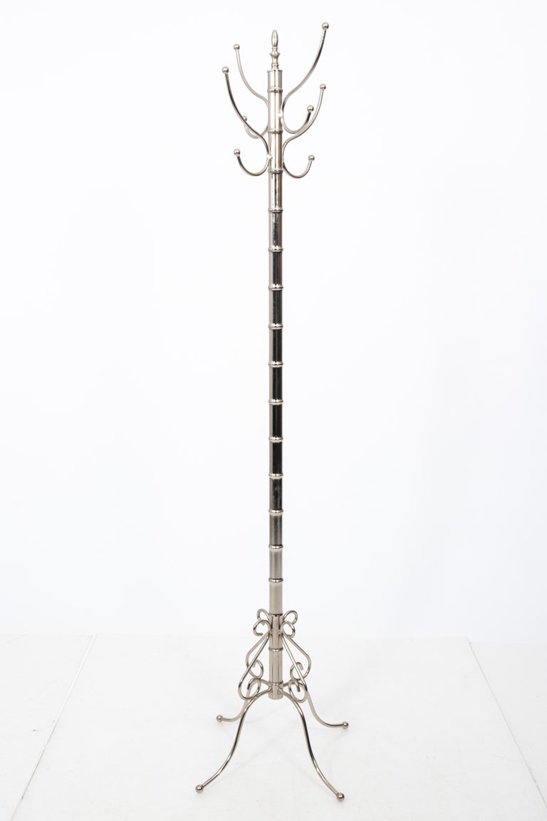 Hollywood Regency Style Faux Bamboo Hall Tree at 1stDibs