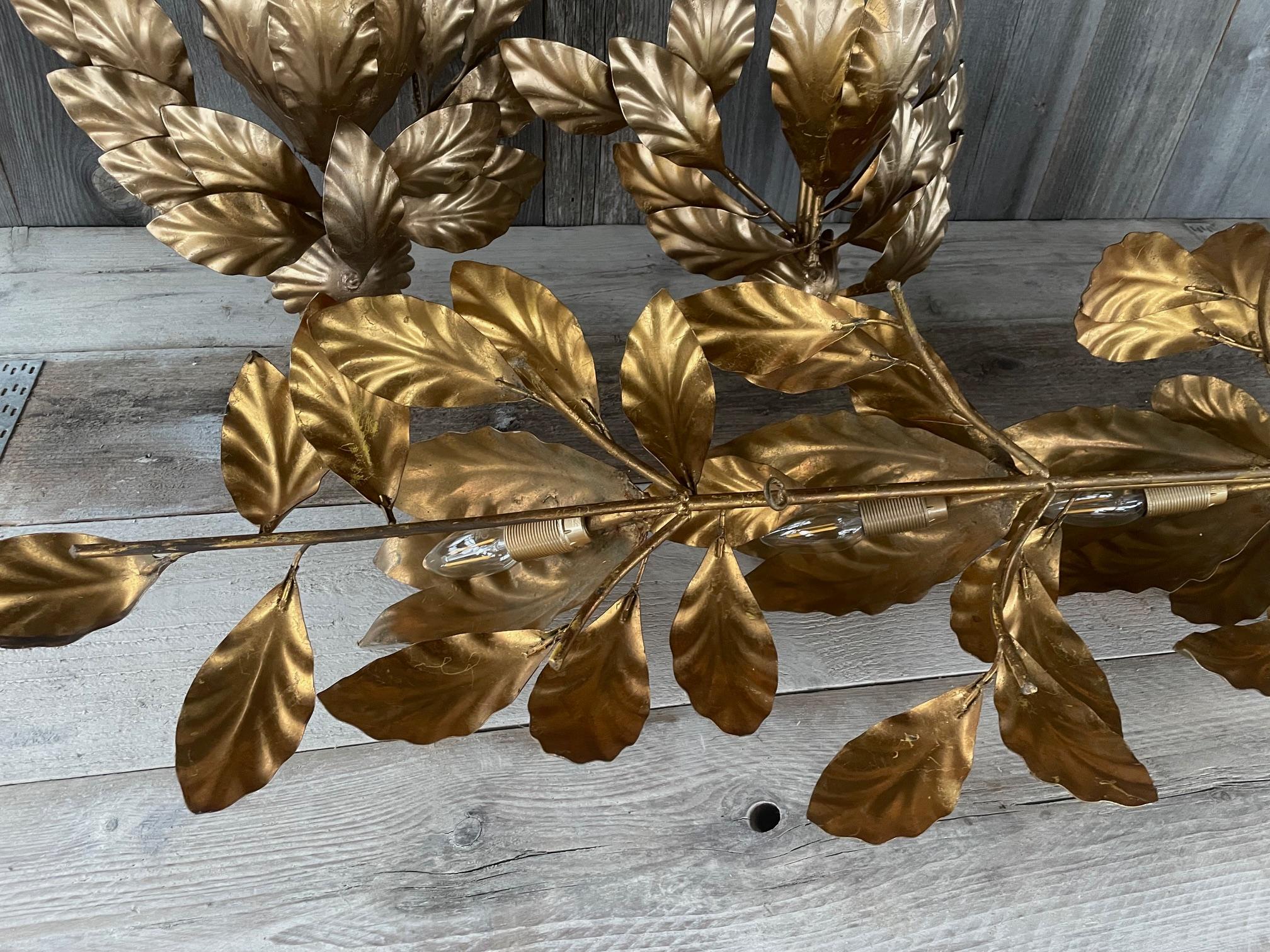 Hollywood Regency style Florentine wall lights For Sale 1