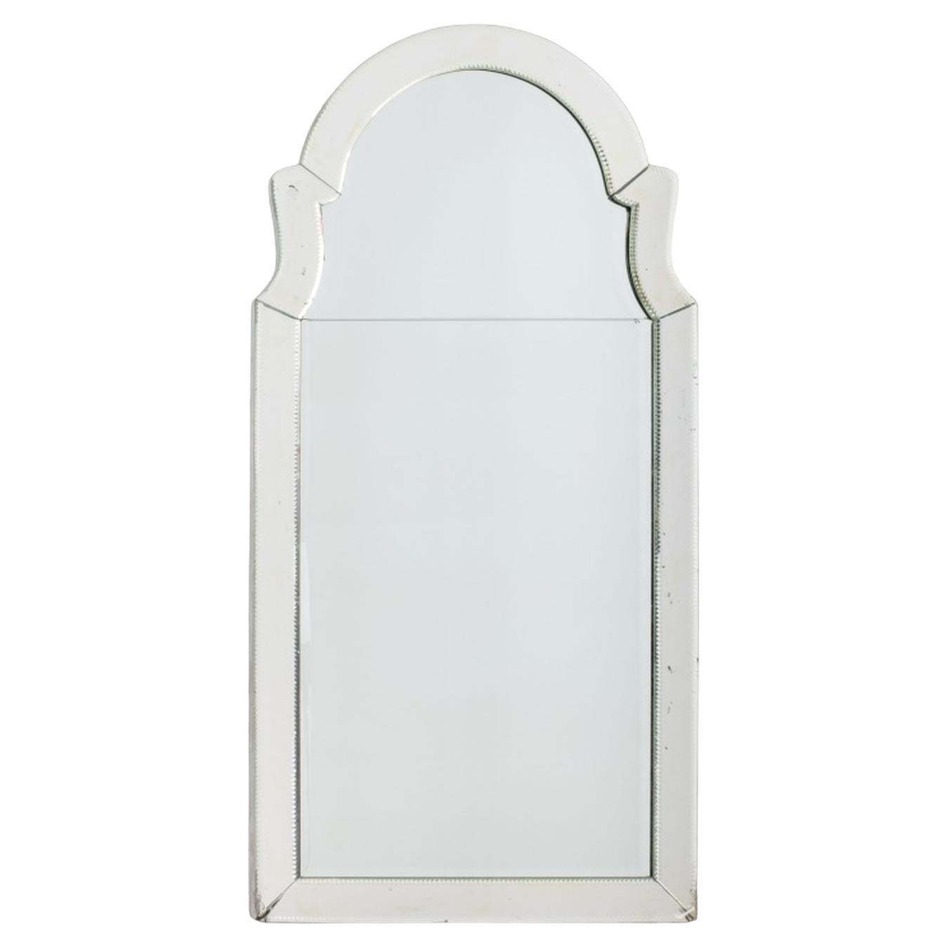 Hollywood Regency Style Full-Length Beveled Mirror