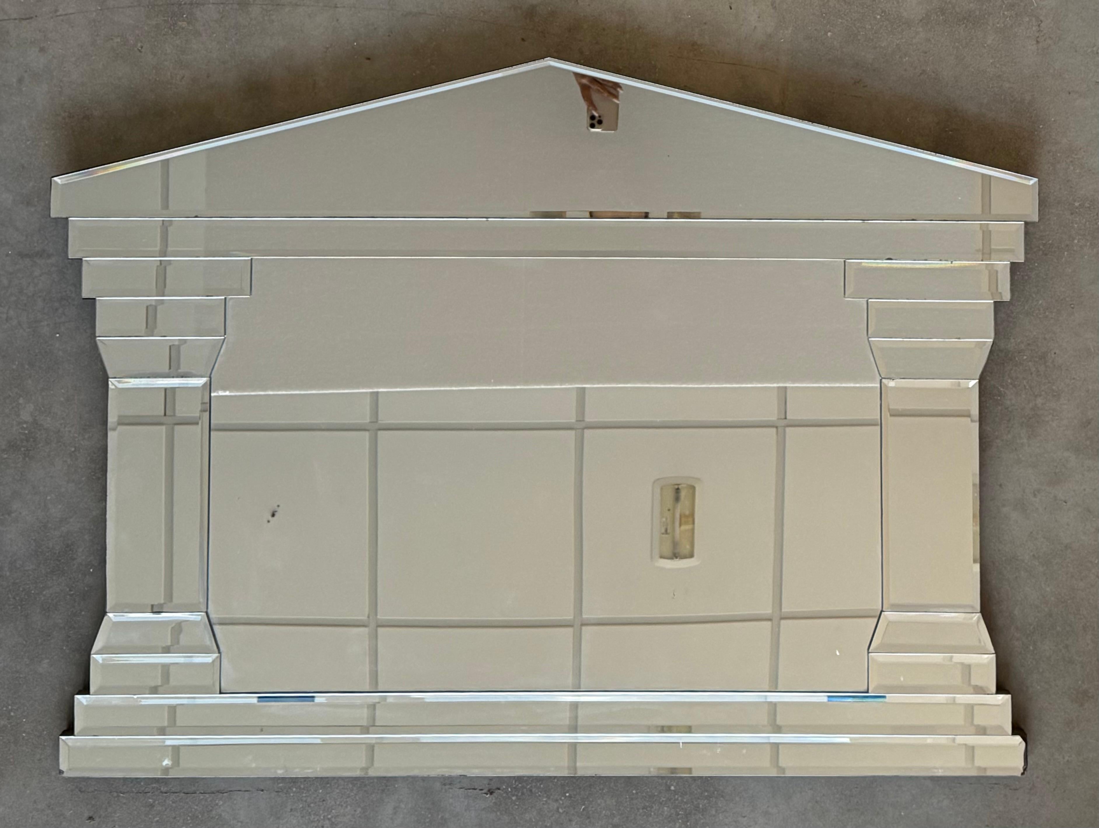 Hollywood Regency Style Full-Length Beveled Mirror



It has a small scratch 