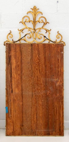 Hollywood Regency Style Gilt Metal Mirror