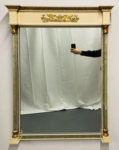 Hollywood Regency Style Grosfeld House Wall / Console / Pier Mirror, Bronze