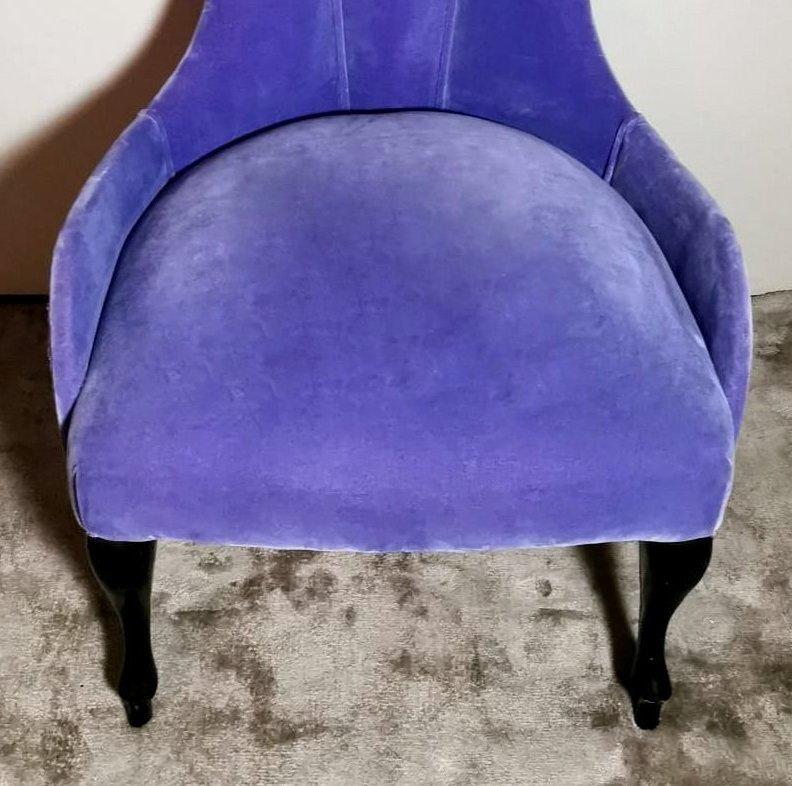 Hollywood Regency Style Italian Bedroom Armchair For Sale 5