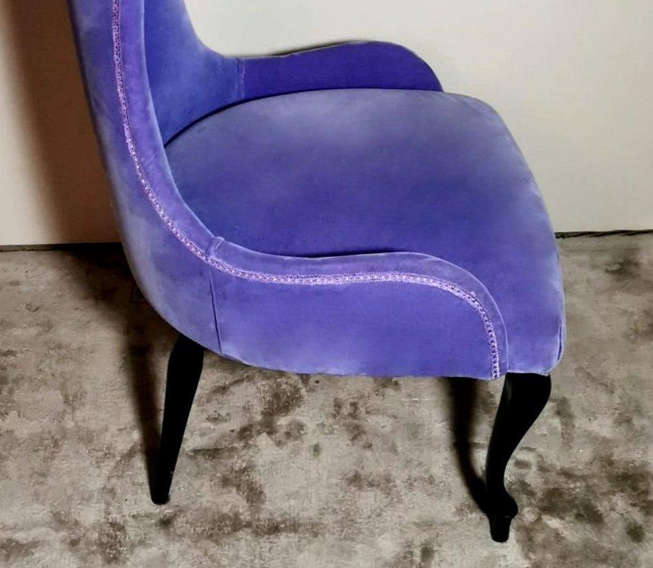 Hollywood Regency Style Italian Bedroom Armchair For Sale 6