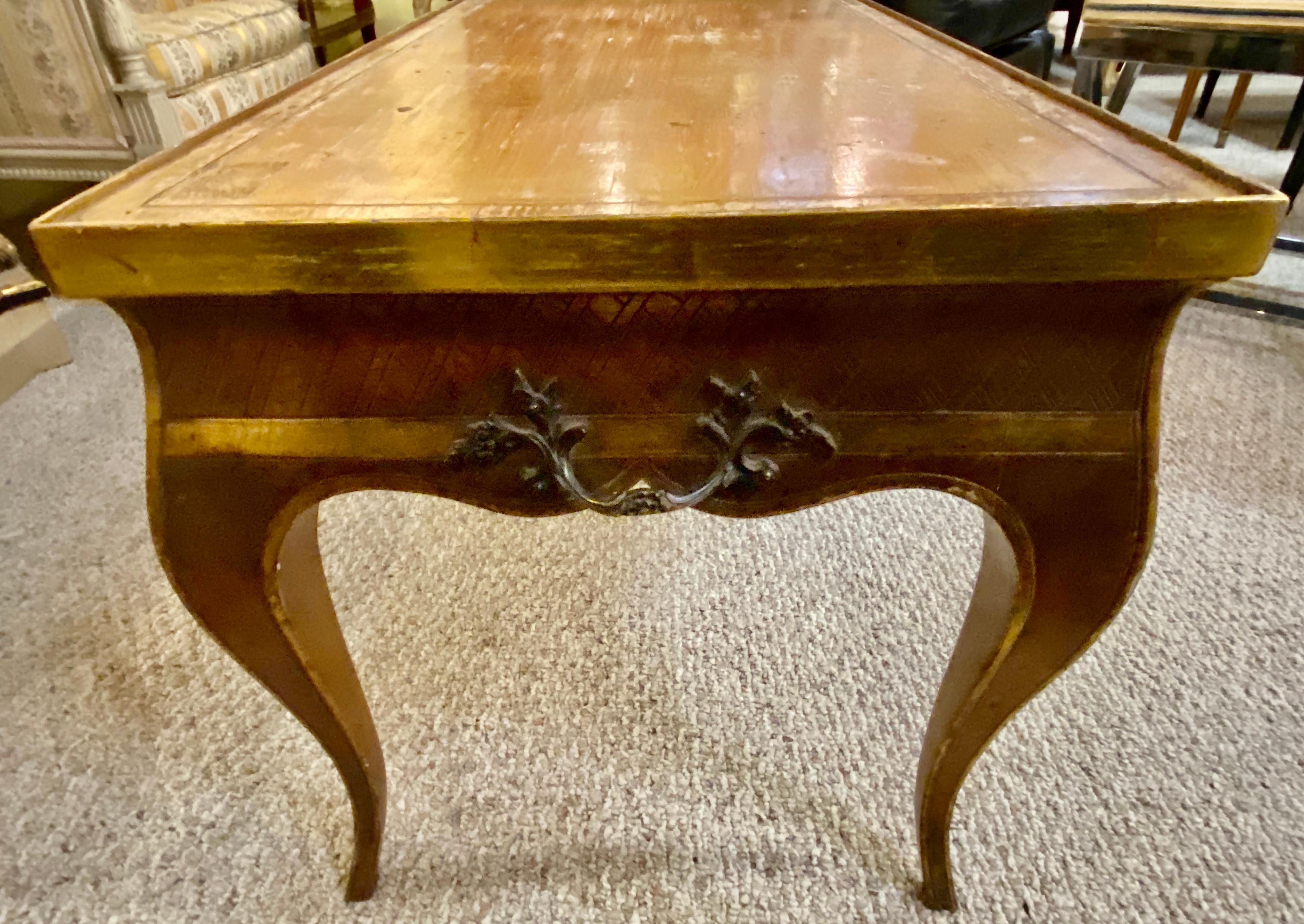 Hollywood Regency Style Jansen Gilt Gold Coffee Table Decorative X Design 6