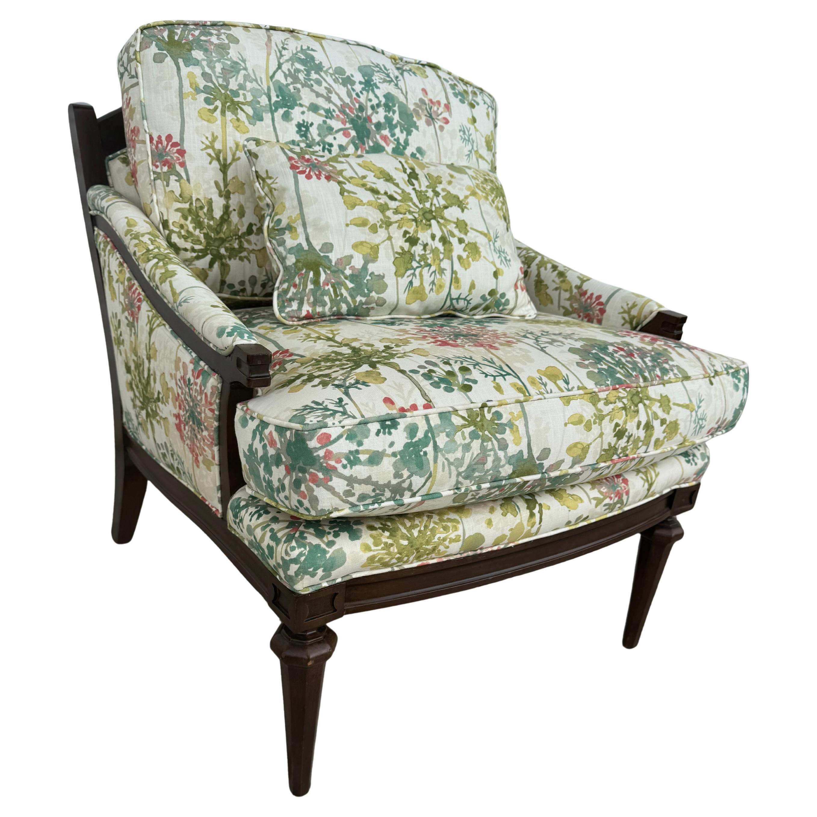 Silla de salón estilo Hollywood Regency