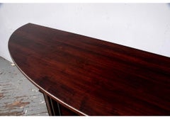 Hollywood Regency Style Mahogany Console Table