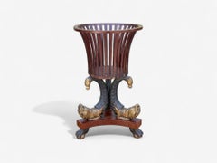 Hollywood Regency Style, Mahogany, Parcel Gilt, Cellarette, England, 19th c.