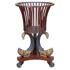 Hollywood Regency Stil, Mahagoni, Paket vergoldet, Cellarette, England, 19.Jh.