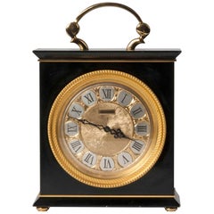 Hollywood Regency Style Mantel Clock by Jaeger LeCoultre