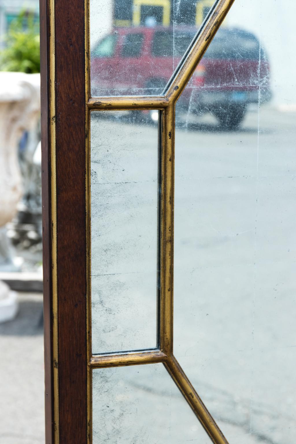 Hollywood Regency Style Mirrored Screen 8