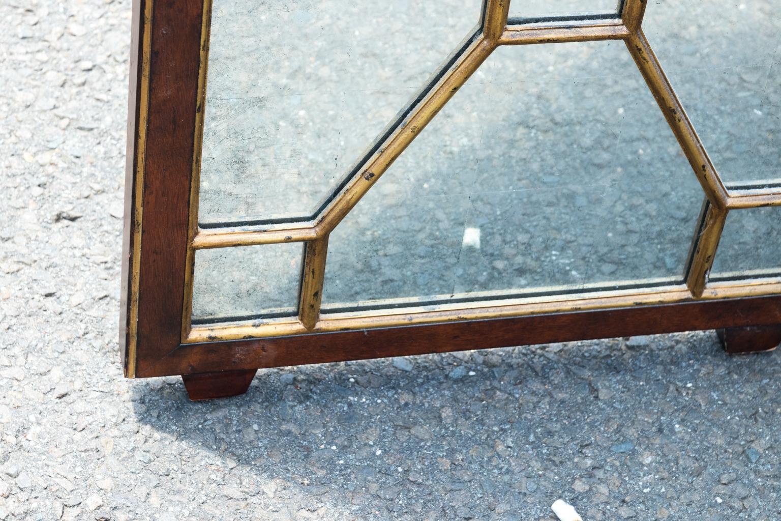 Hollywood Regency Style Mirrored Screen 9