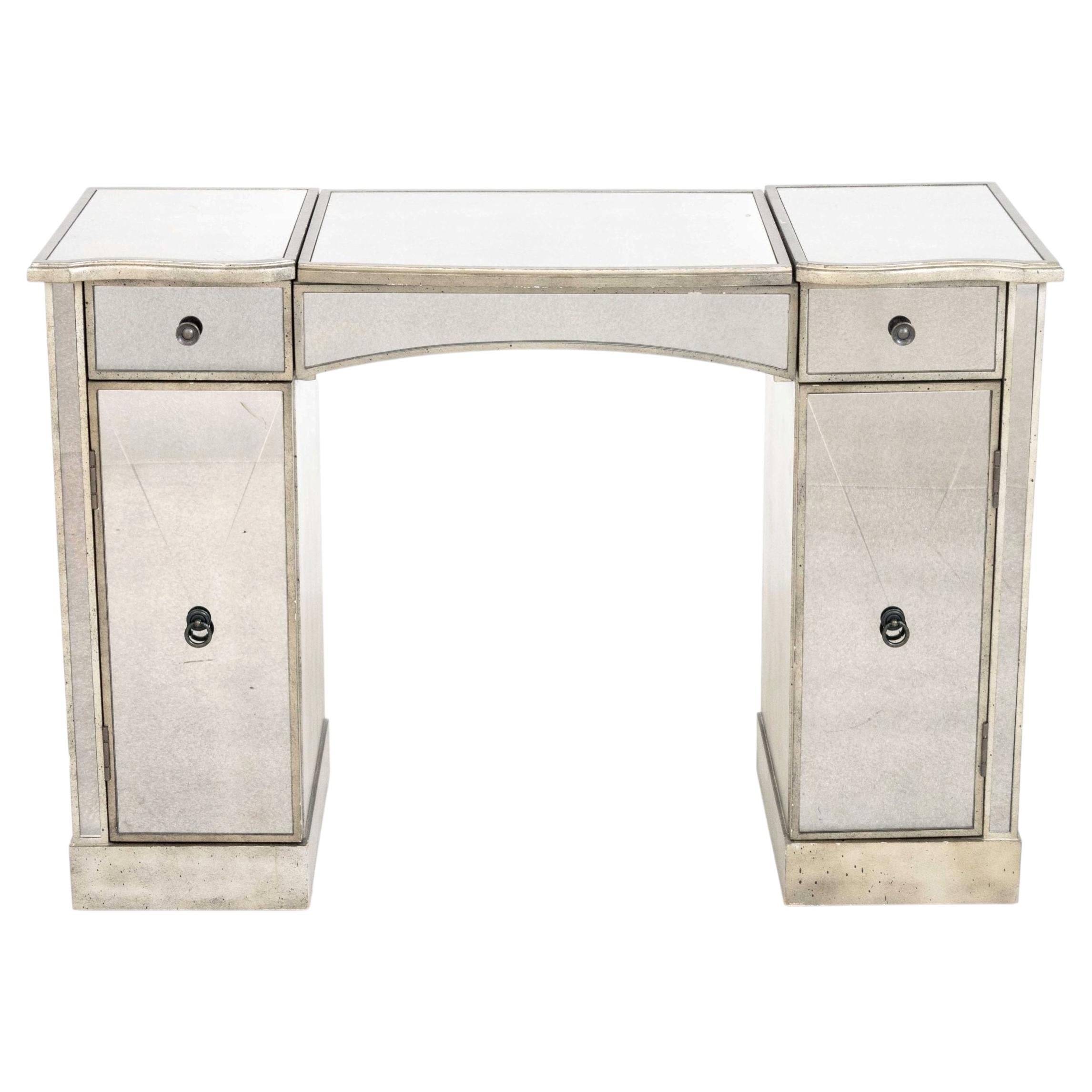 Hollywood Regency Mirrored Vanity Table by Butler Specialty, USA