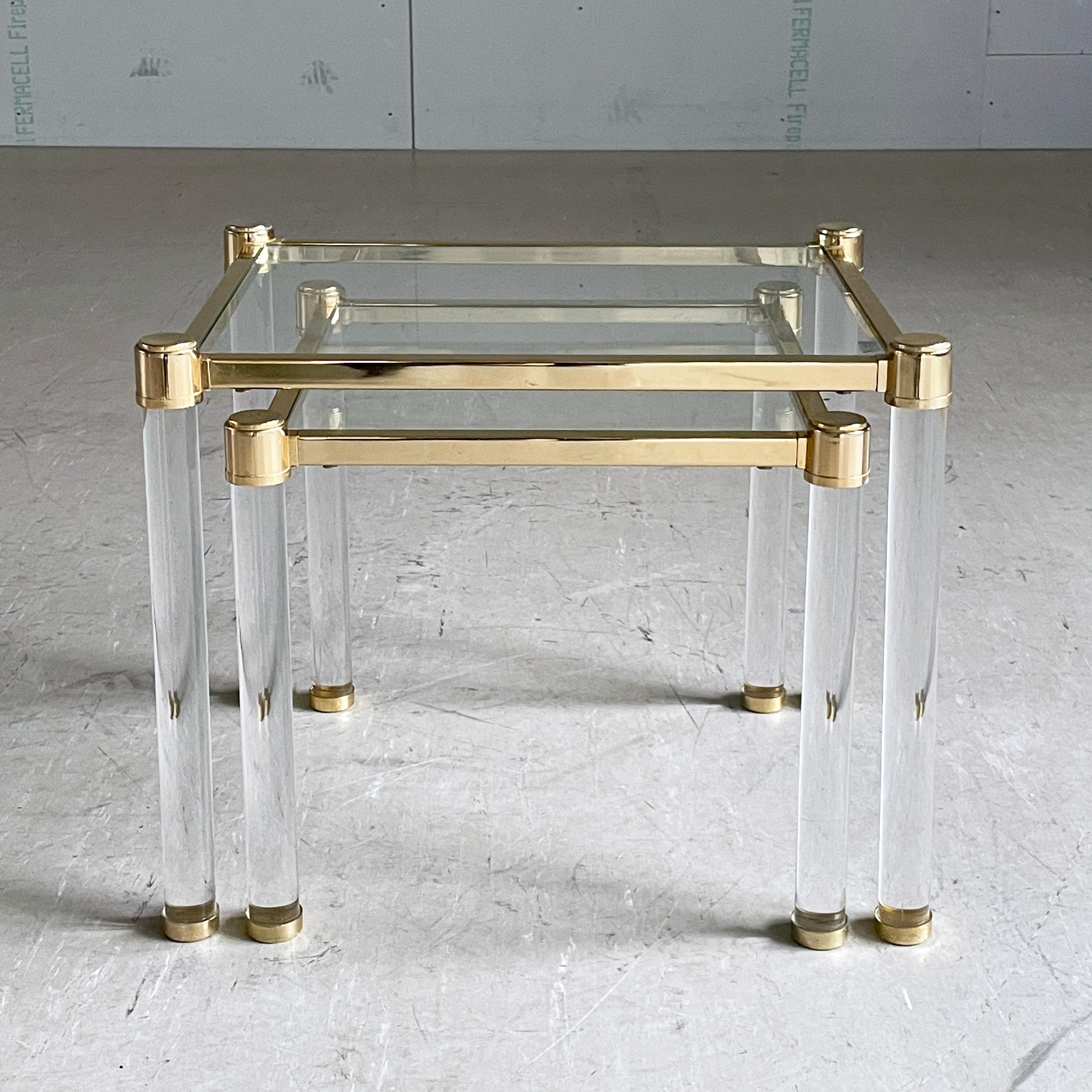 Hollywood Regency style Nesting Tables For Sale 4