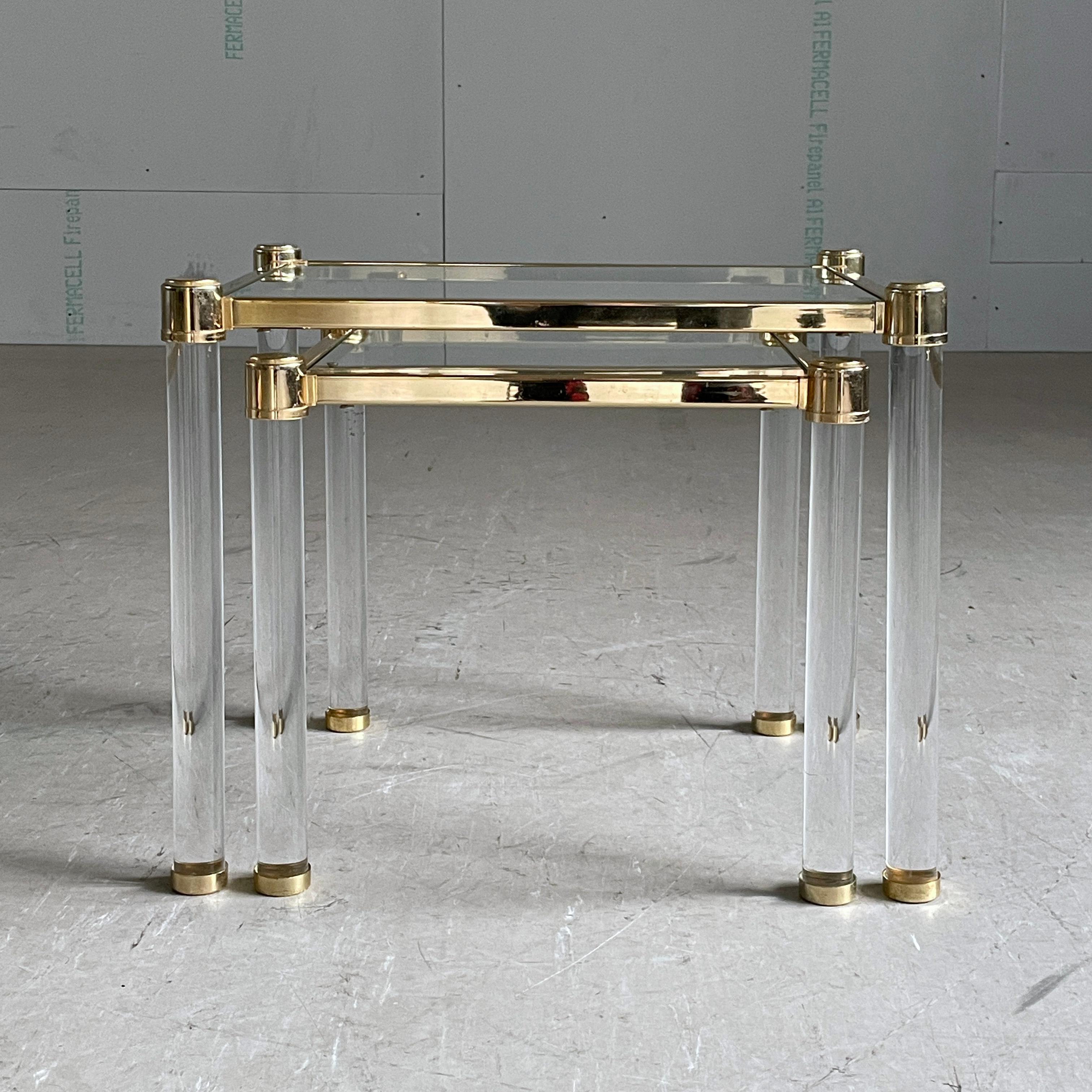 Swiss Hollywood Regency style Nesting Tables For Sale