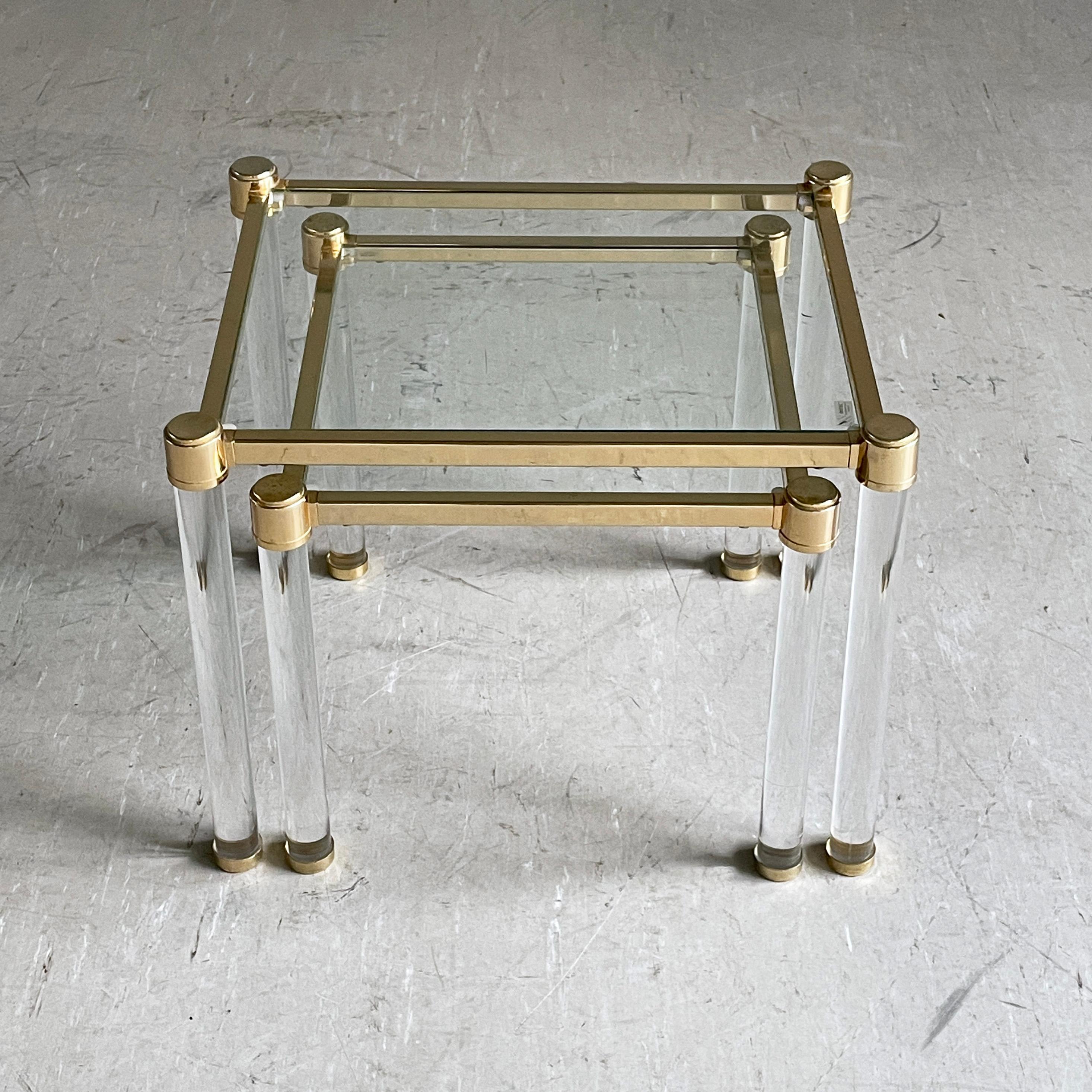 Late 20th Century Hollywood Regency style Nesting Tables For Sale