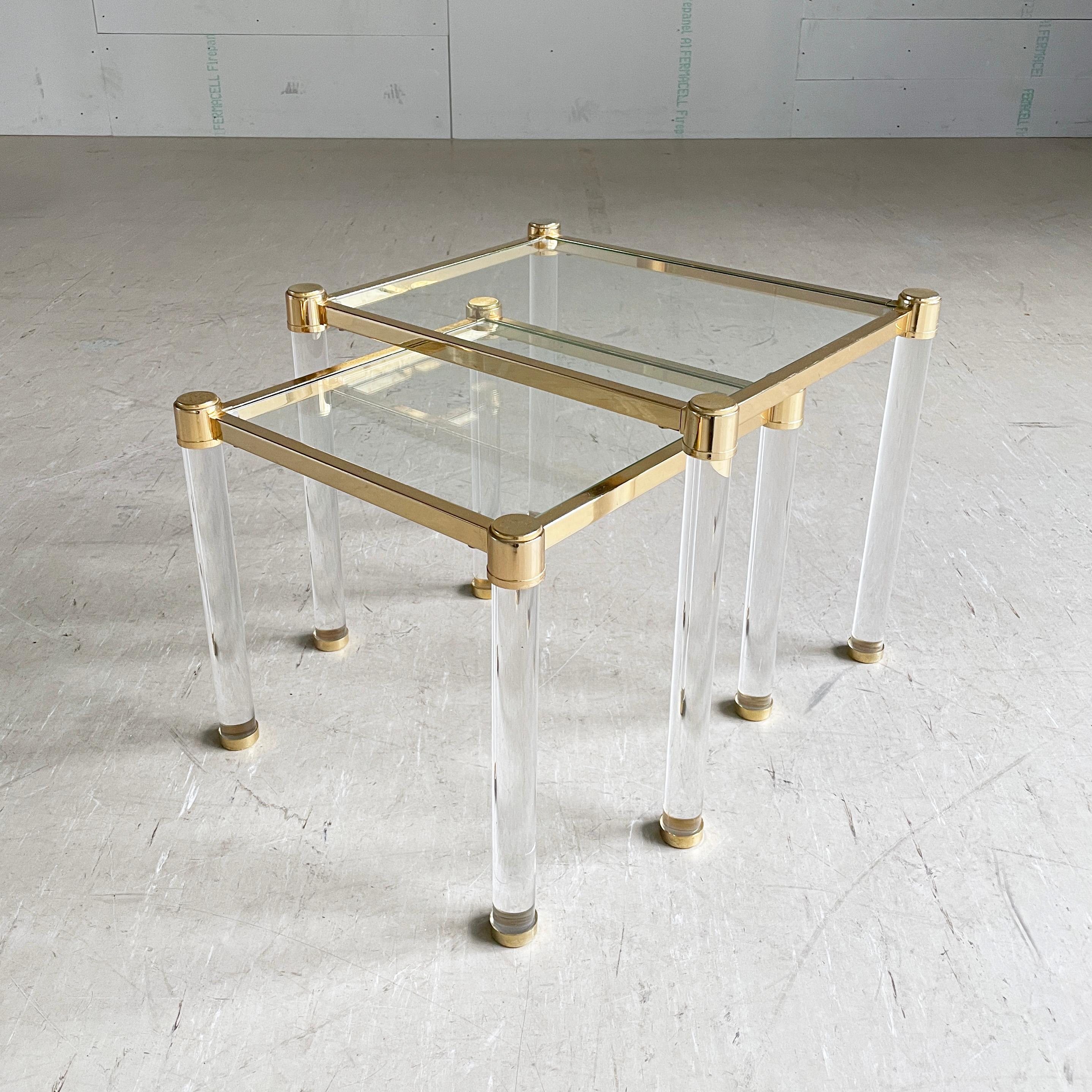 Hollywood Regency style Nesting Tables For Sale 1