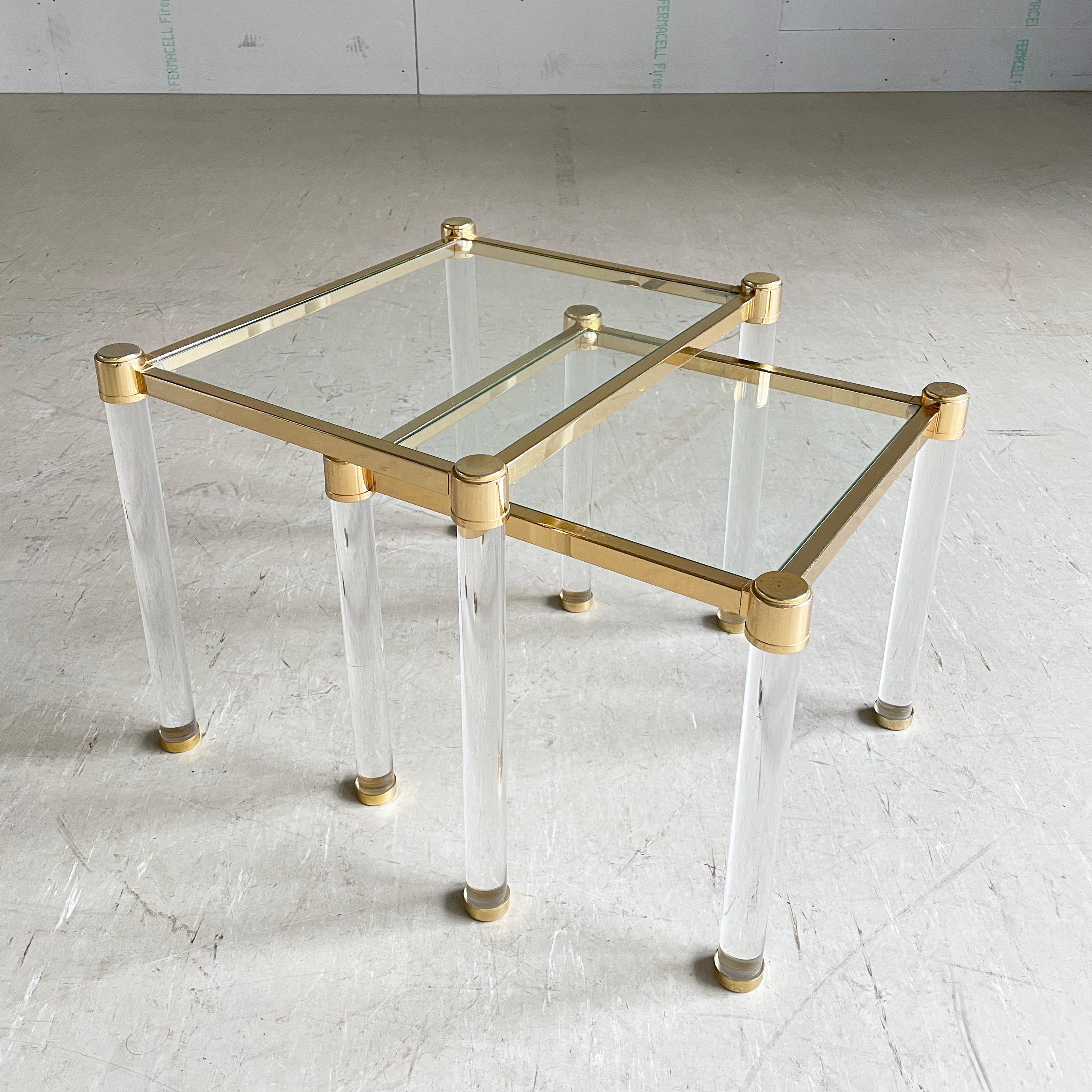 Hollywood Regency style Nesting Tables For Sale 3