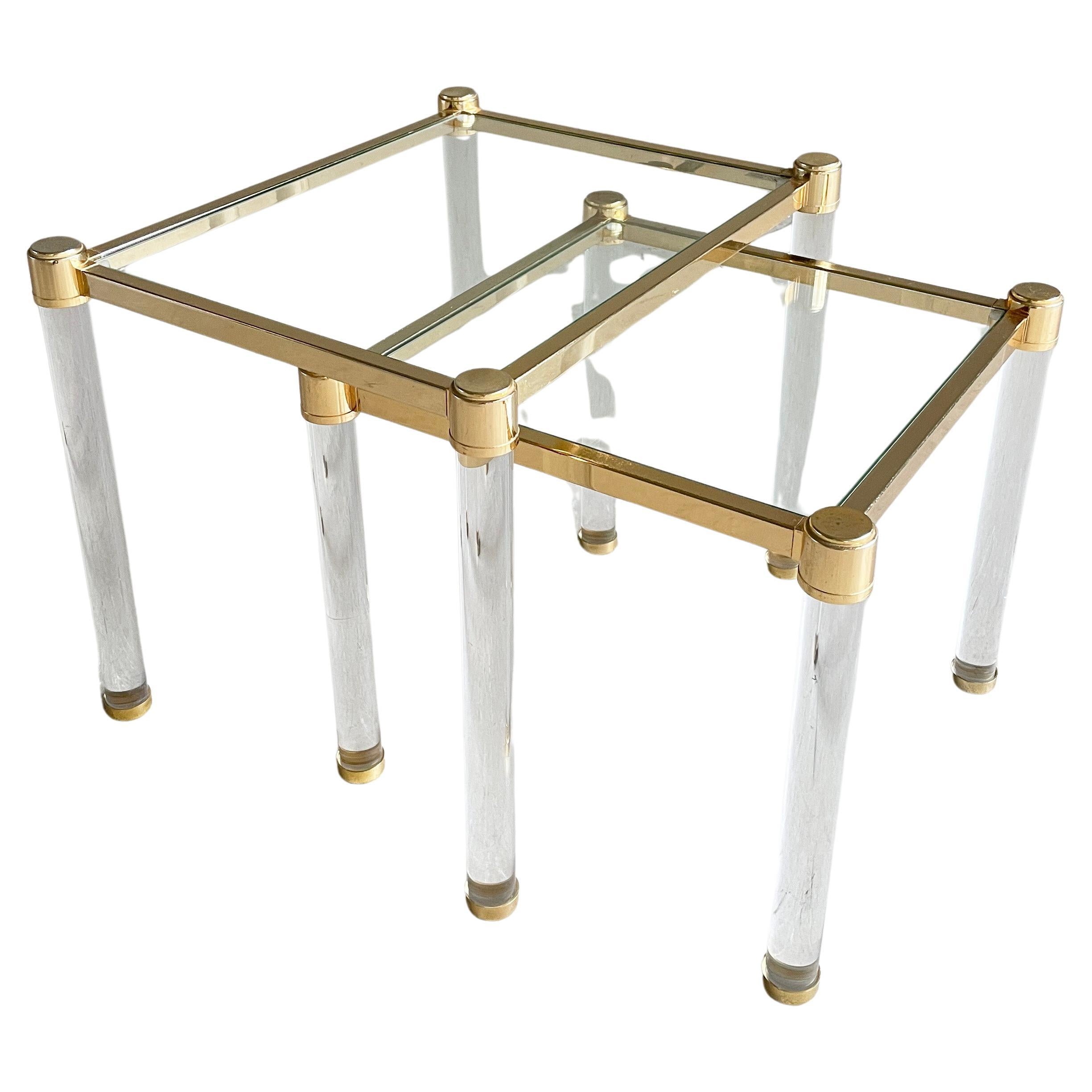 Tables gigognes de style Hollywood Regency en vente